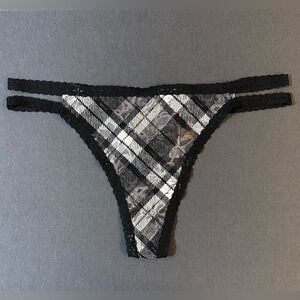NWT Pink Victoria Secret Thong - Size Large